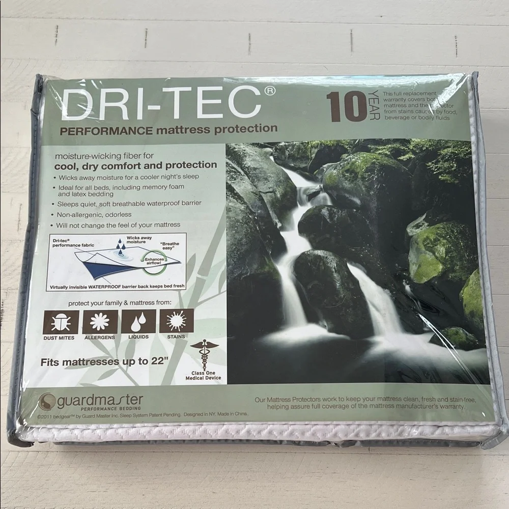 Dri-Tec Guardmaster Mattress Protector Cover Twin